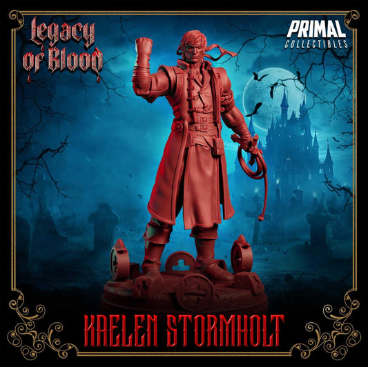Kaelen Stormholt - Legacy of Blood 3D Printed Resin RPG/Tabletop/Boardgames Miniature Primal Collectibles