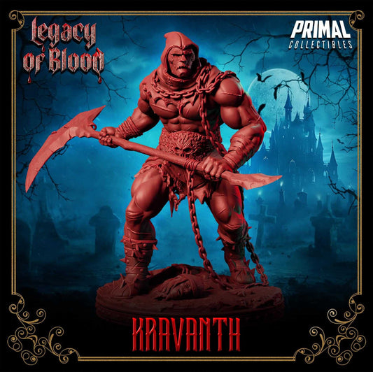 Kravanth - Legacy of Blood 3D Printed Resin RPG/Tabletop/Boardgames Miniature Primal Collectibles