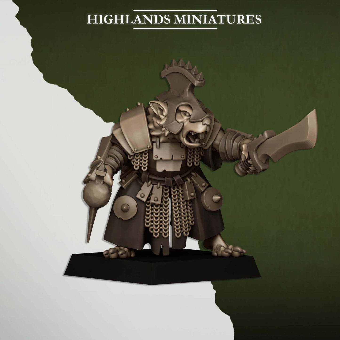 Sewer Vermin Lord - Highlands Miniatures