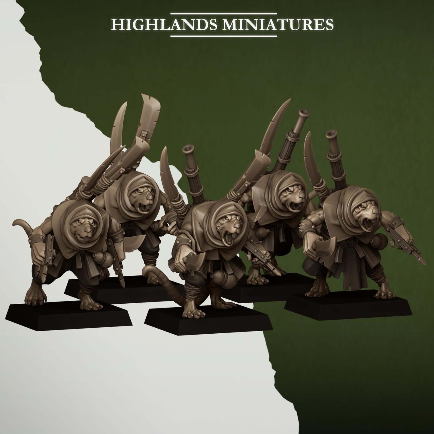 Sewer Vermin Smugglers - Highlands Miniatures
