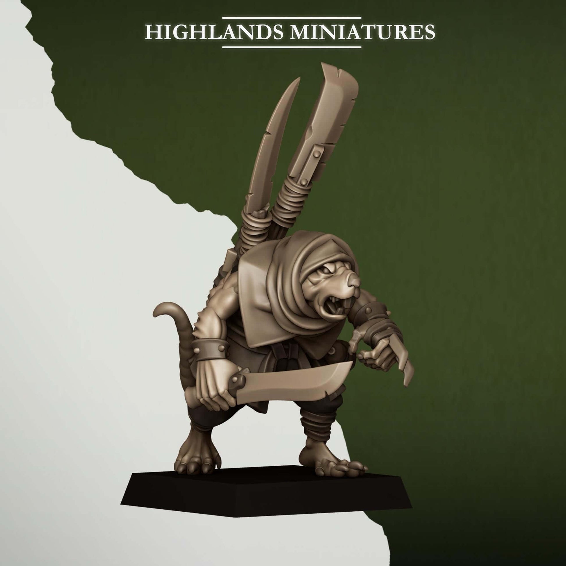 Sewer Vermin Smugglers - Highlands Miniatures