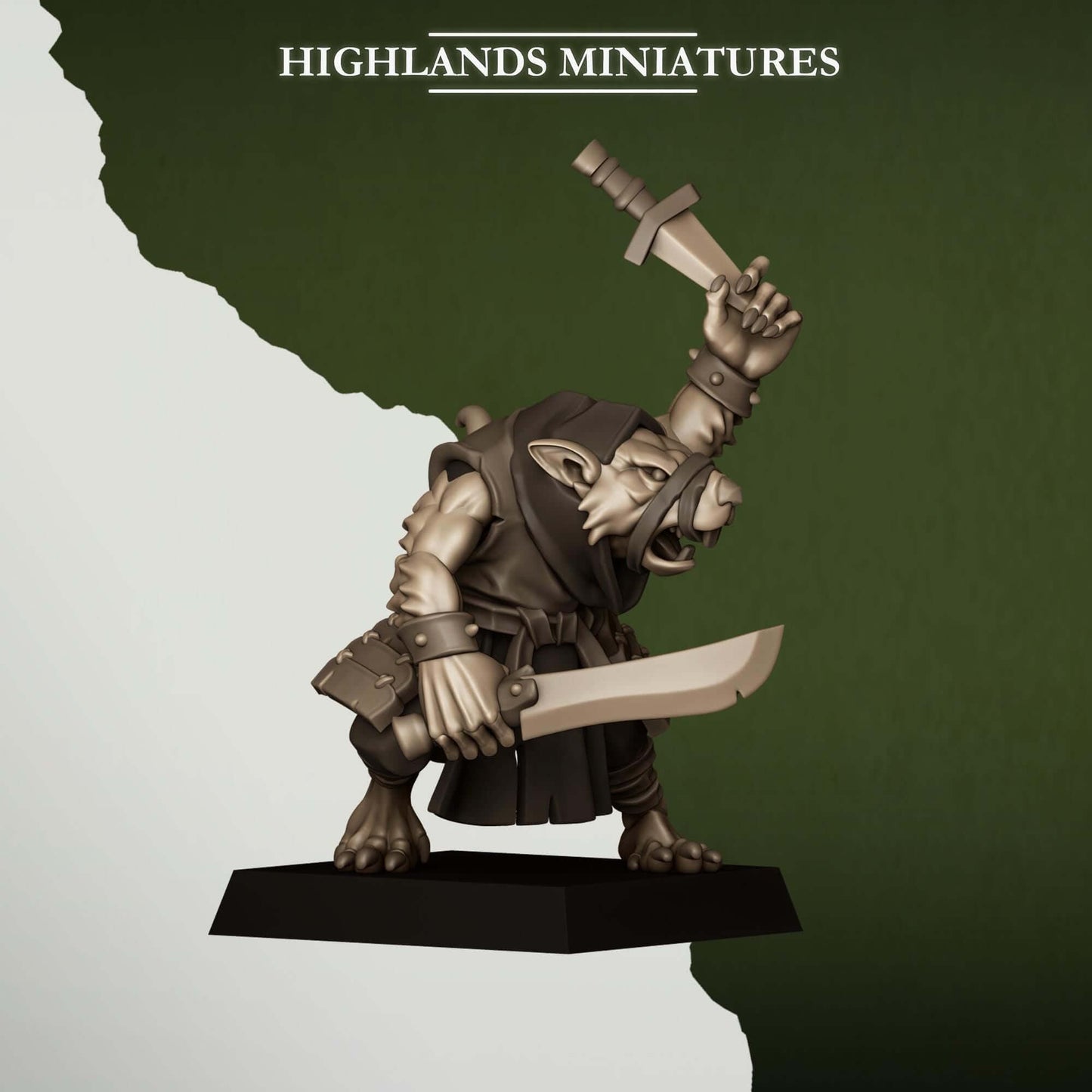 Sewer Vermin Thugs - Highlands Miniatures