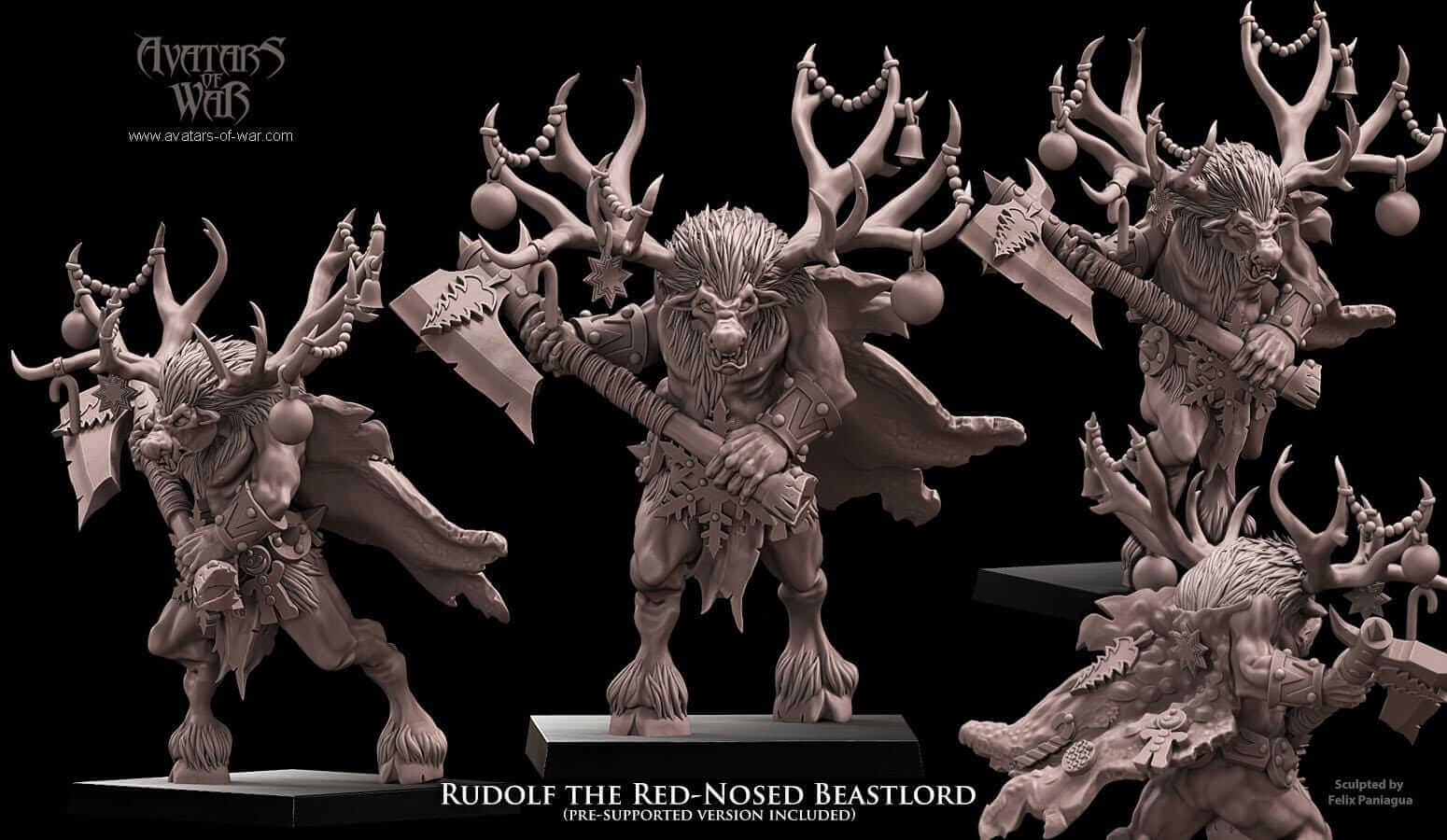 Rudolf the Red-Nosed Beastlord - Avatars of War