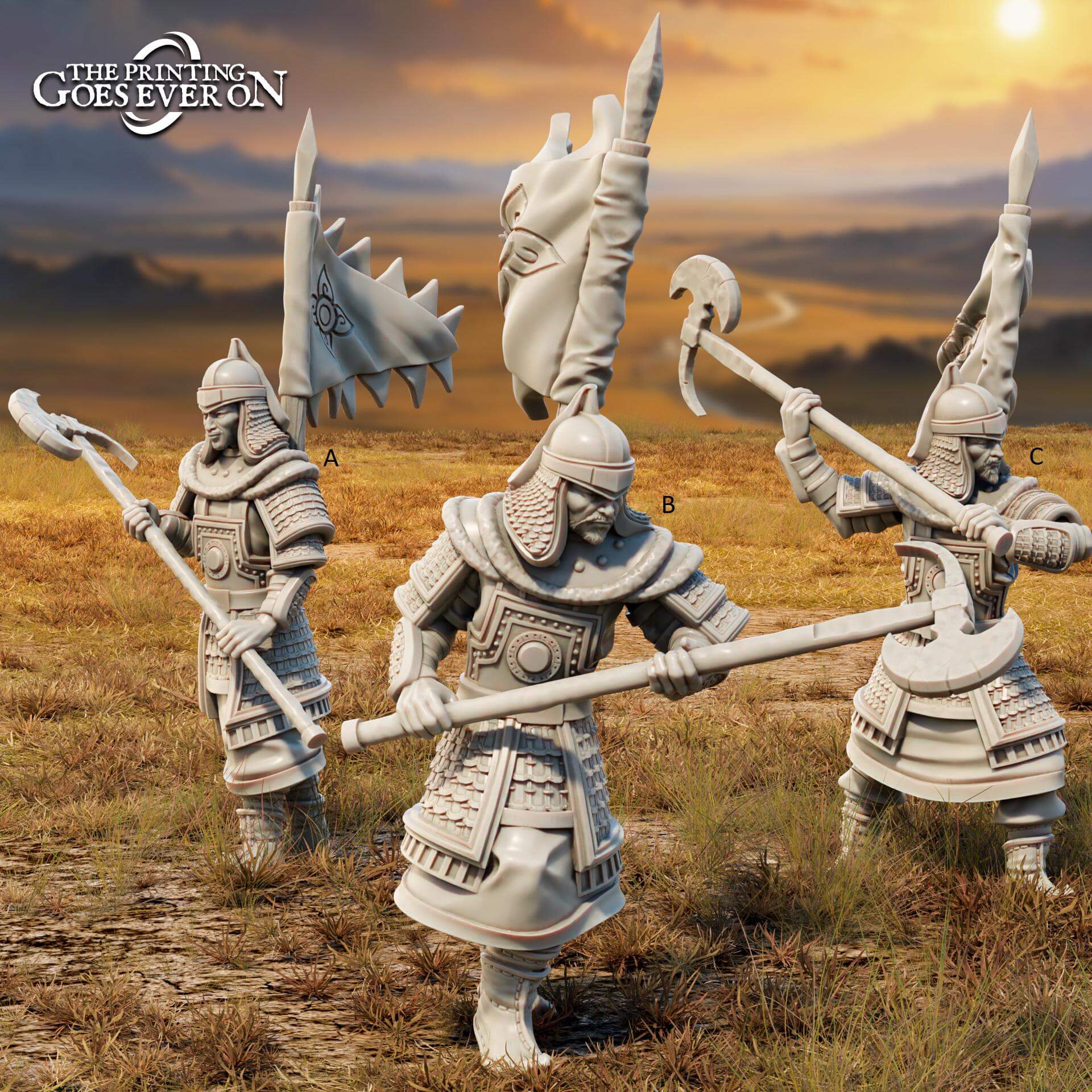 Golden Khanate Warriors - Tales of the Golden Khanate - The Printing Goes Ever On