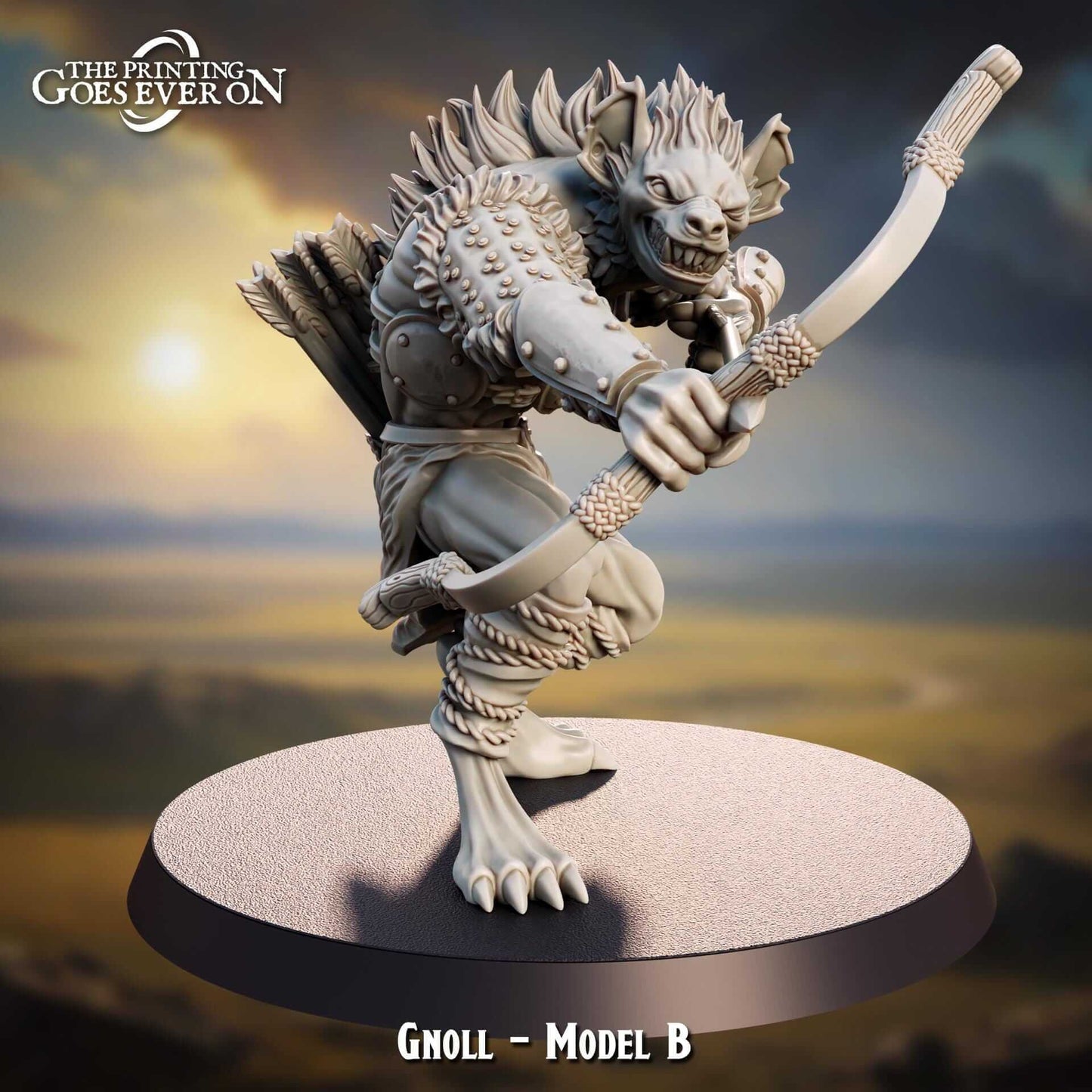 Gnolls - Purple Trail - The Printing Goes Ever On