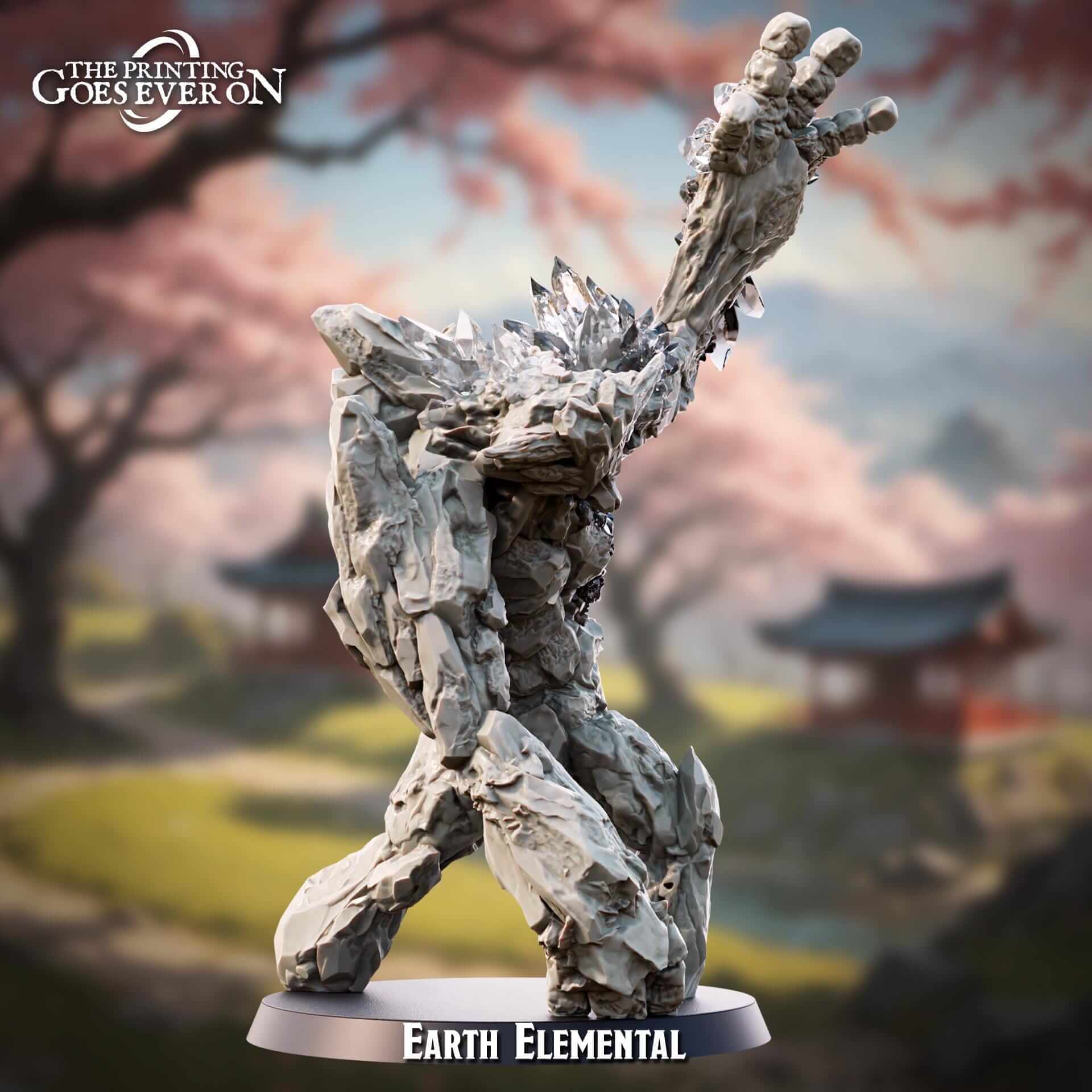 Earth Elemental - Slayer Masquerade - The Printing Goes Ever On