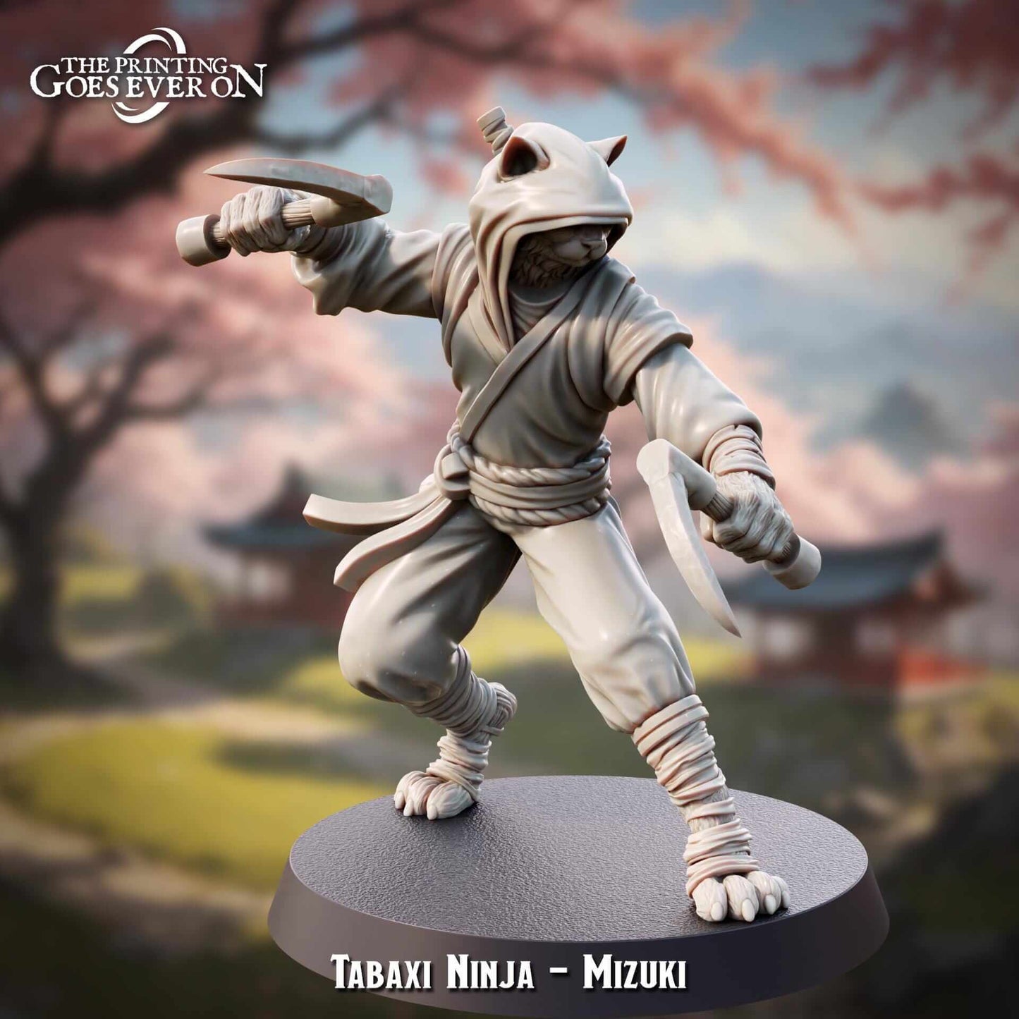Tabaxi Ninja Mizuki - Slayer Masquerade - The Printing Goes Ever On