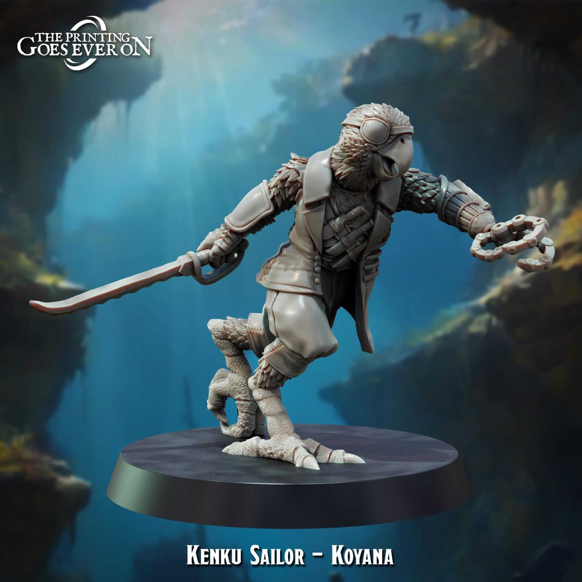 Kenku Sailor Koyana - Tides of Terror - The Printing Goes Ever On