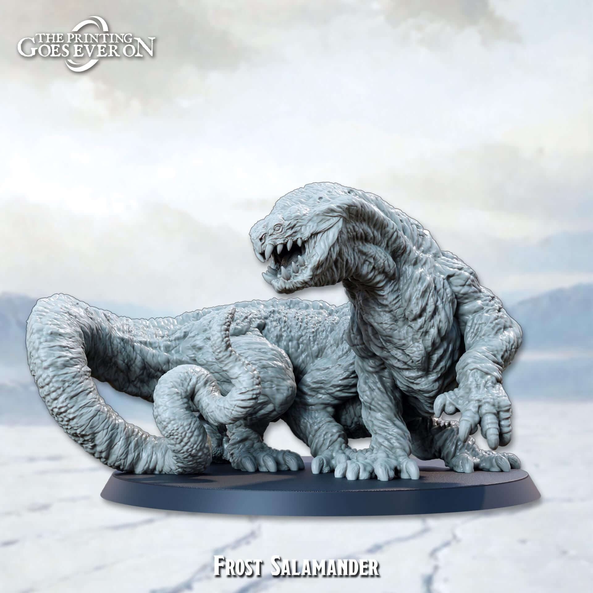 Frost Salamander - Frostbound Fate - The Printing Goes Ever On
