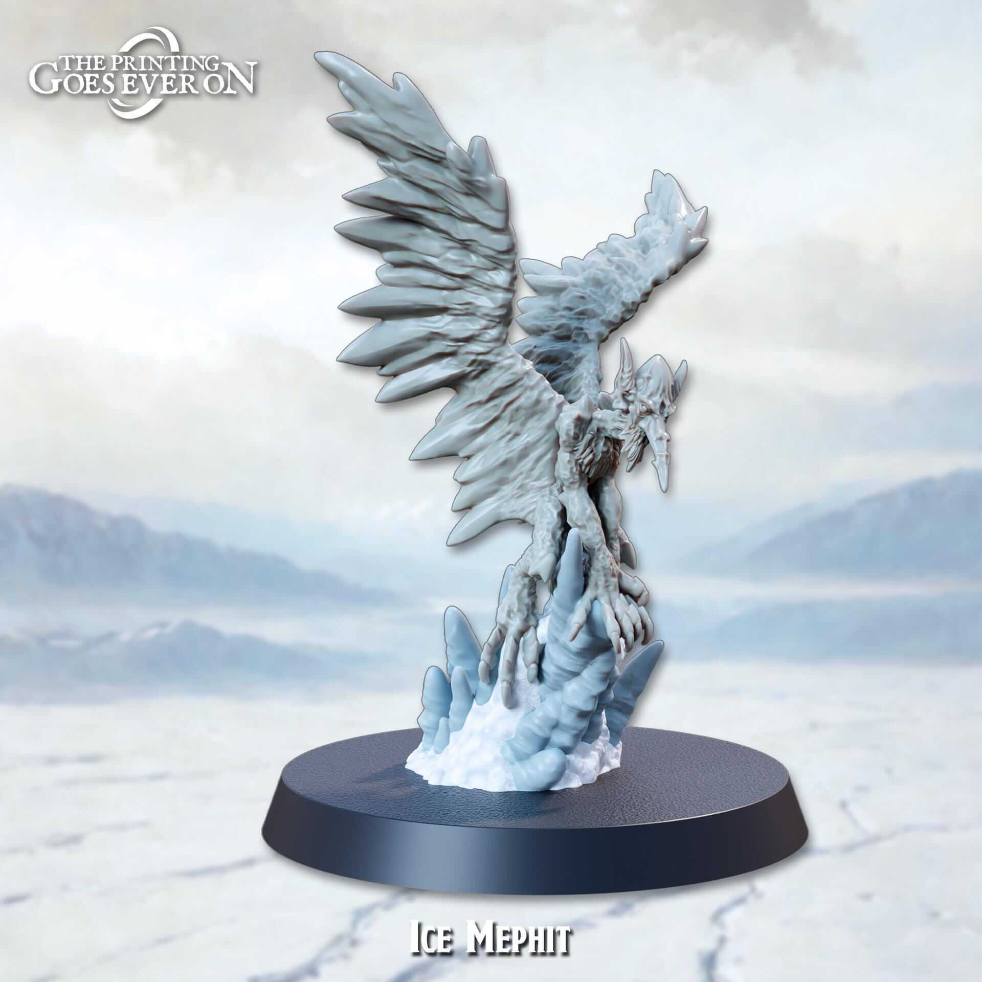 Ice Mephit - Frostbound Fate - The Printing Goes Ever On