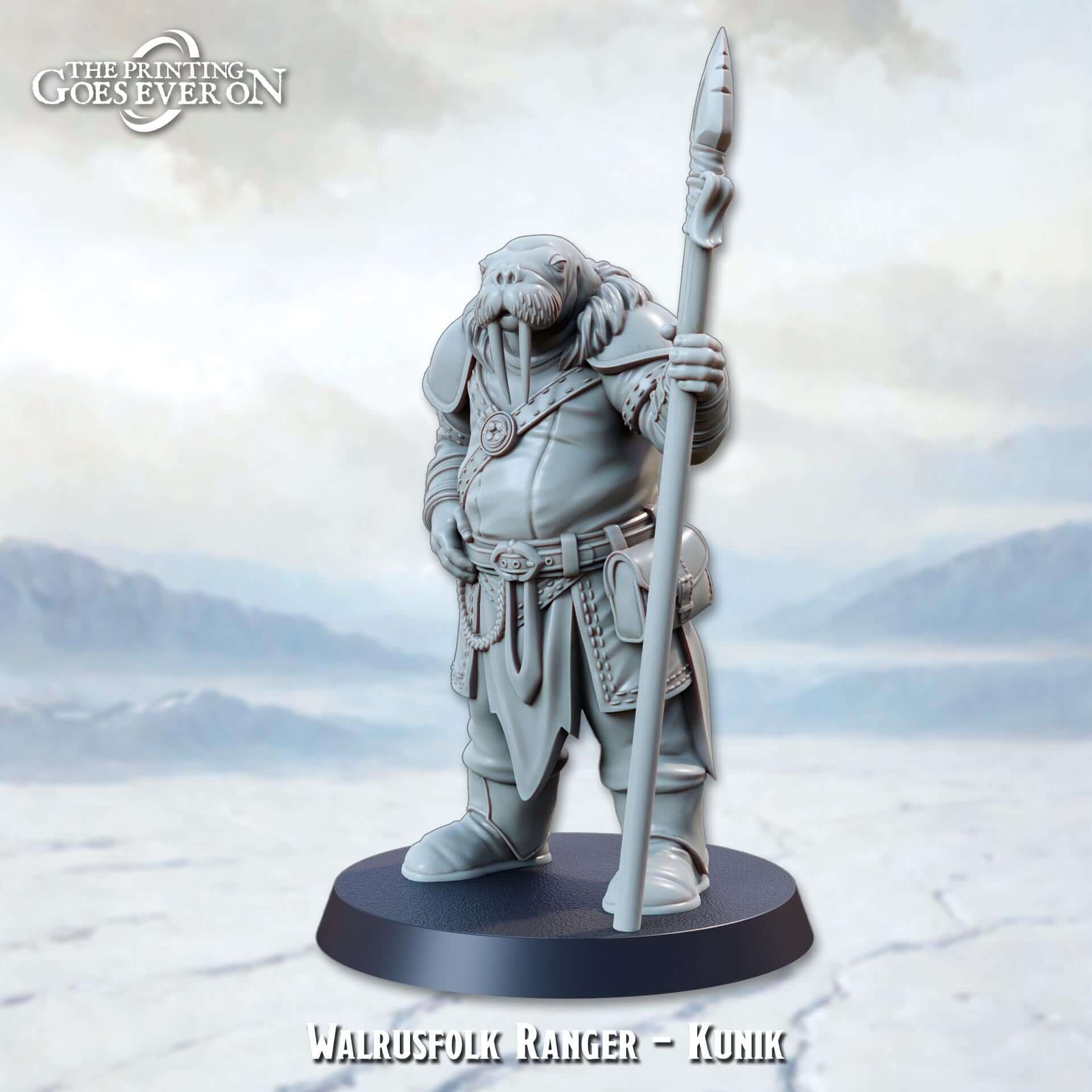 Walrusfolk Ranger - Frostbound Fate - The Printing Goes Ever On