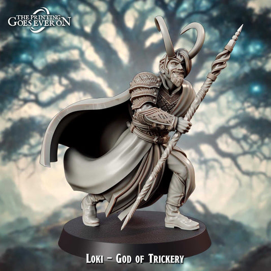 Loki God of Trickery - Asgard Amusement - The Printing Goes Ever On