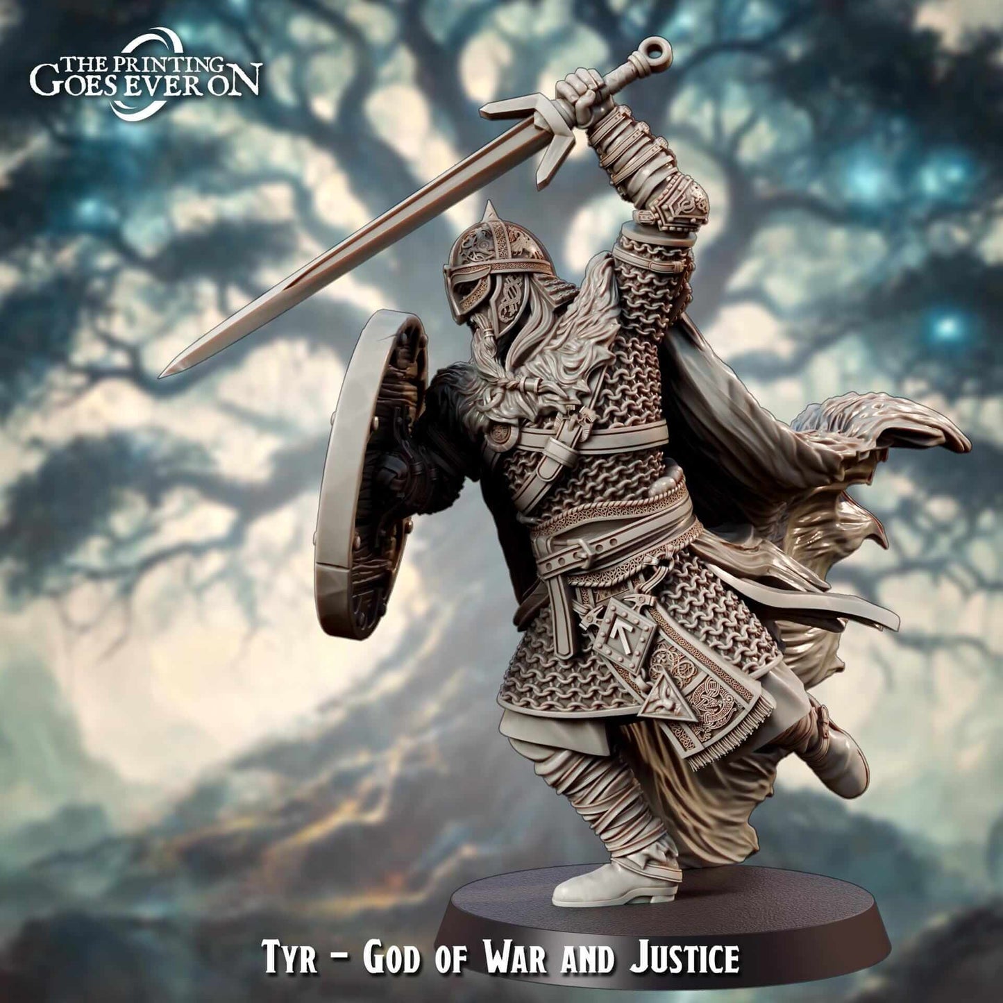 Tyr God of War and Justice - Asgard Amusement - The Printing Goes Ever On