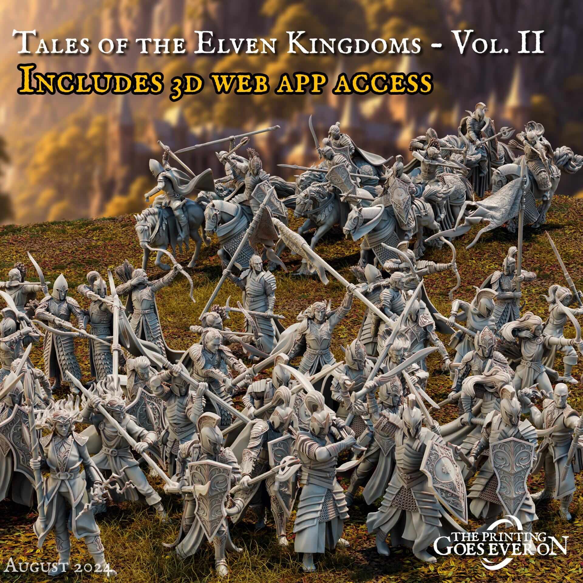 Tales of the Elven Kingdoms - Customized Elven Units - The Printing Goes Ever On