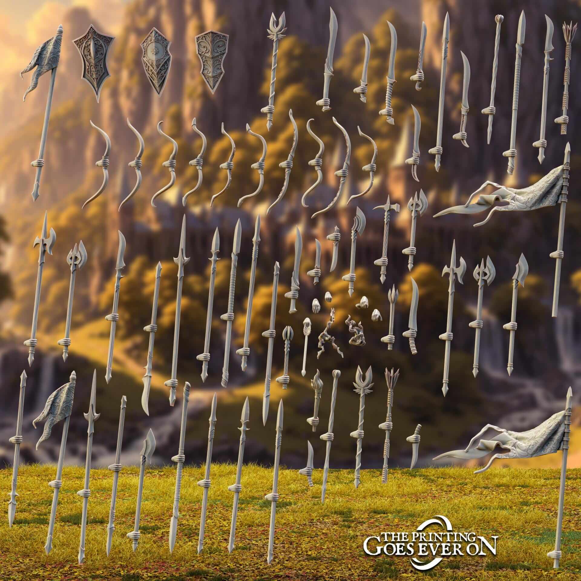 Tales of the Elven Kingdoms - Customized Elven Units - The Printing Goes Ever On