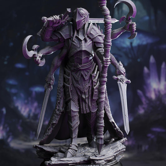 Knight from Beyond the Planes - Siltrak'thos - 3D Printed Resin RPG/Tabletop/Boardgames Miniature DM Stash