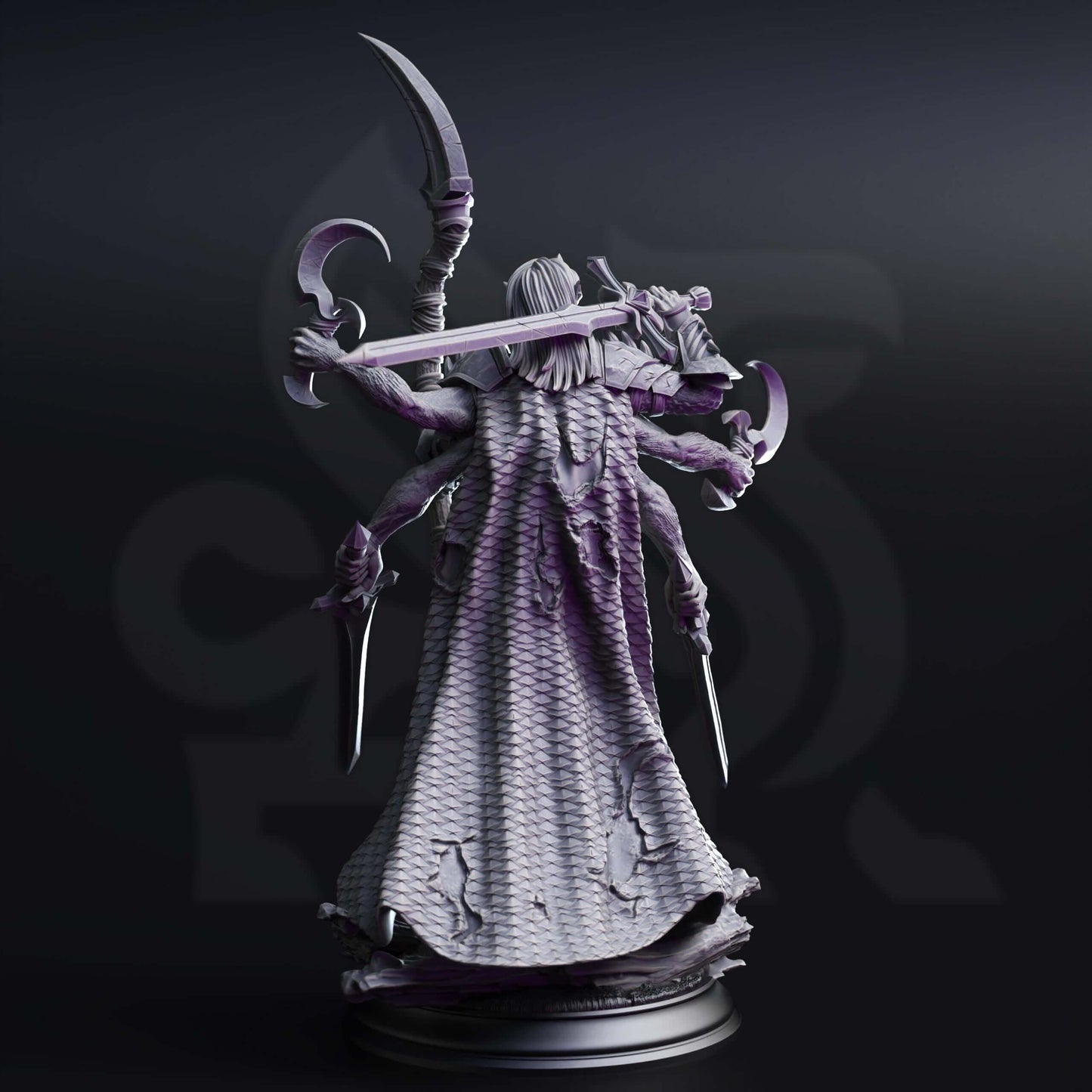 Knight from Beyond the Planes - Siltrak'thos - 3D Printed Resin RPG/Tabletop/Boardgames Miniature DM Stash
