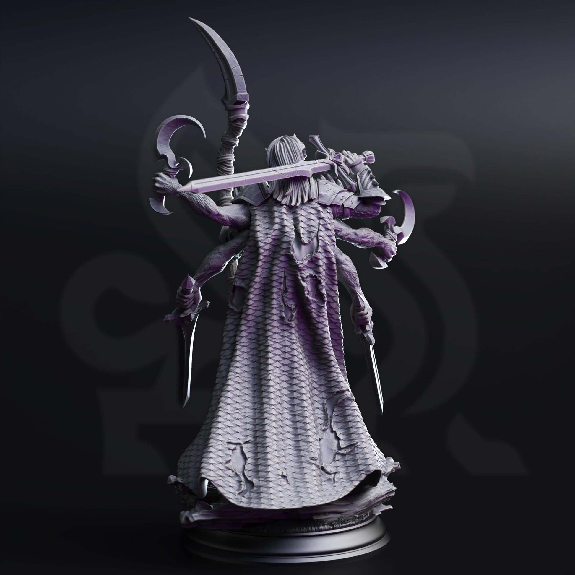 Knight from Beyond the Planes - Siltrak'thos - 3D Printed Resin RPG/Tabletop/Boardgames Miniature DM Stash