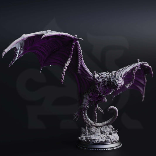 Bridled Giant Bat - Sonari - 3D Printed Resin RPG/Tabletop/Boardgames Miniature DM Stash
