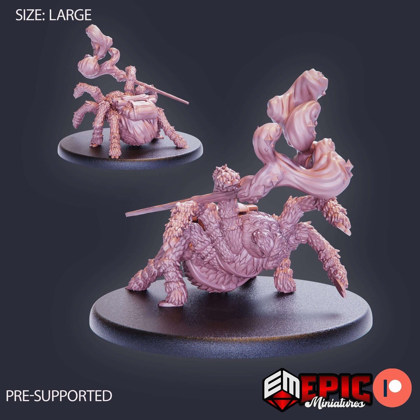 Spider Adventurer Warlock - Secret Minds - D&D Epic Miniatures   and Dragons
