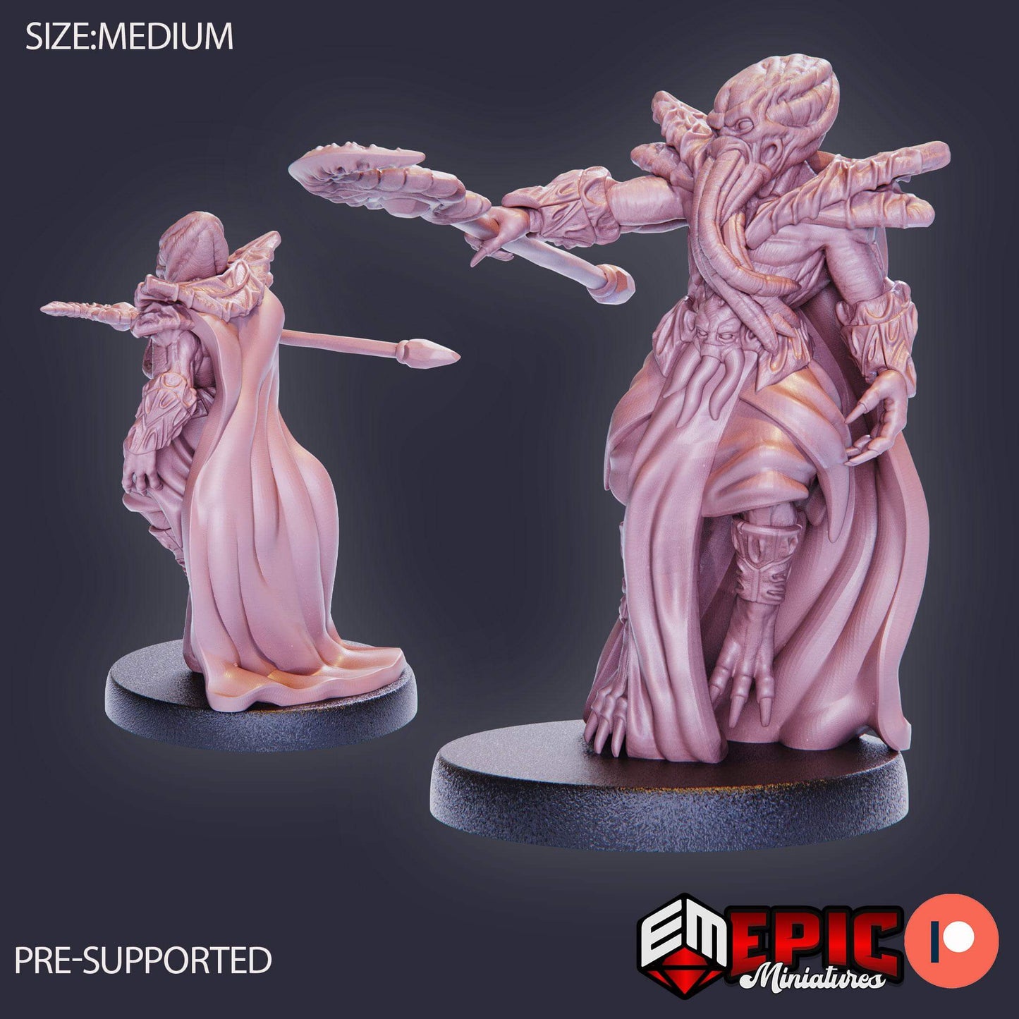 Mind Eater Crew - Secret Minds - D&D Epic Miniatures   and Dragons