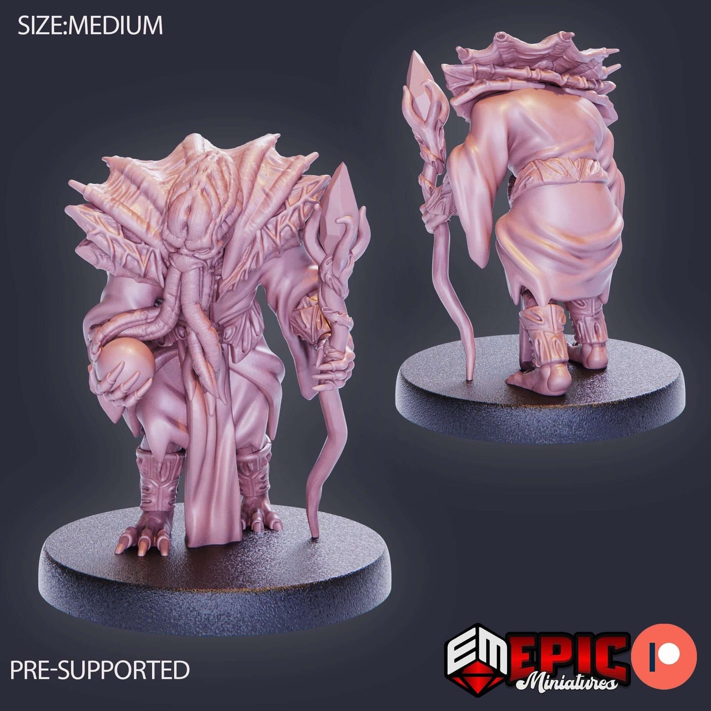 Mind Eater Crew - Secret Minds - D&D Epic Miniatures   and Dragons