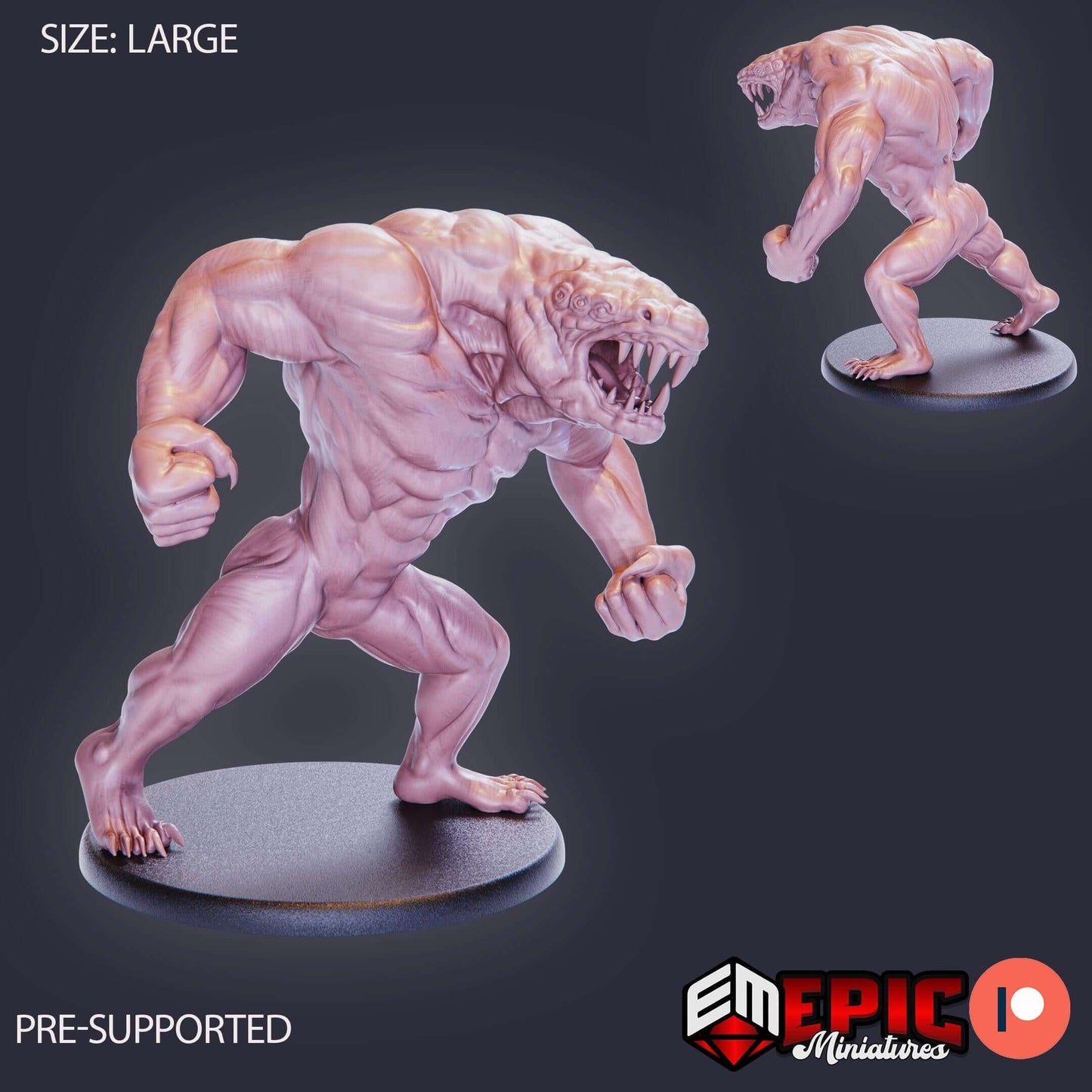 Gray Render - Secret Minds - D&D Epic Miniatures   and Dragons