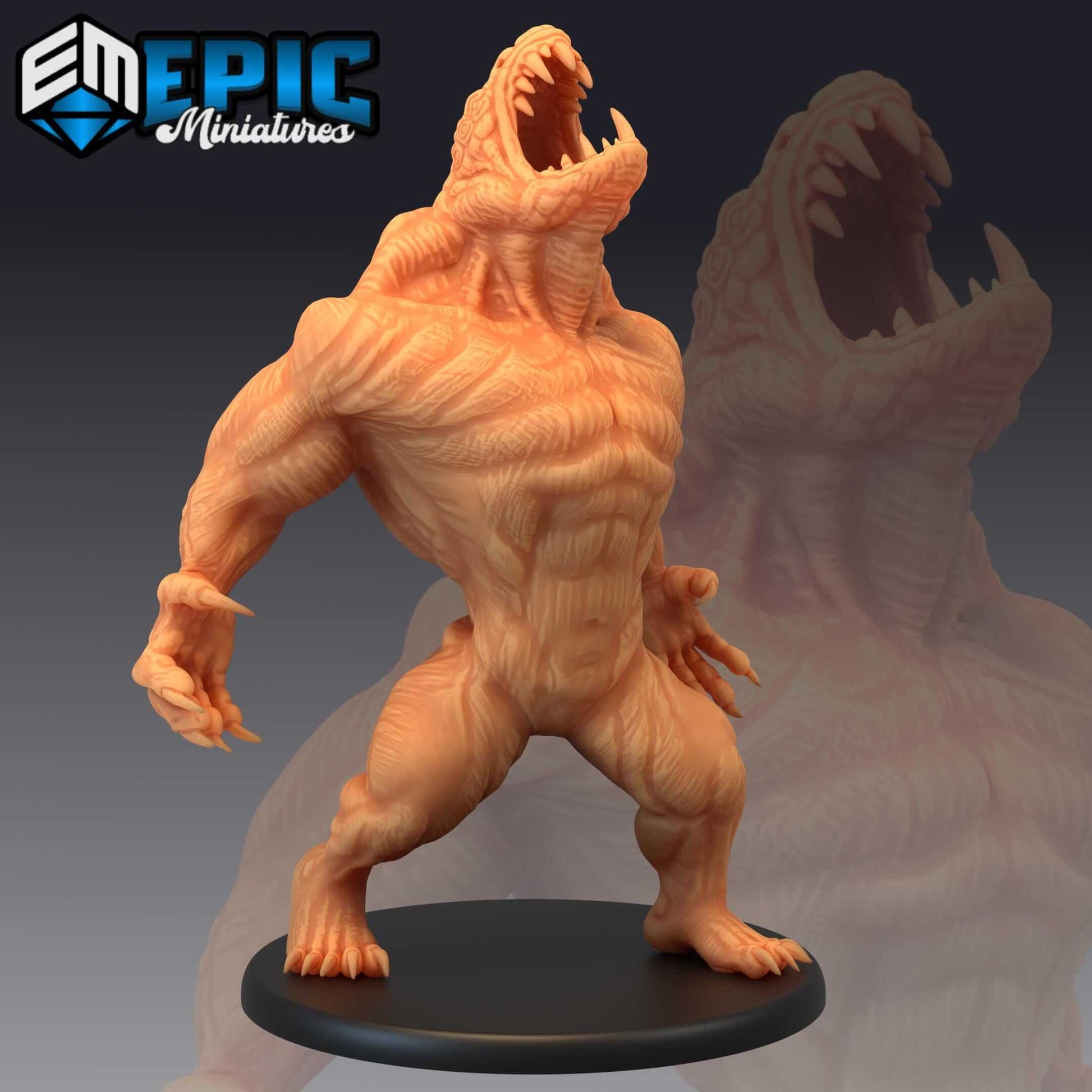 Gray Render - Secret Minds - D&D Epic Miniatures   and Dragons