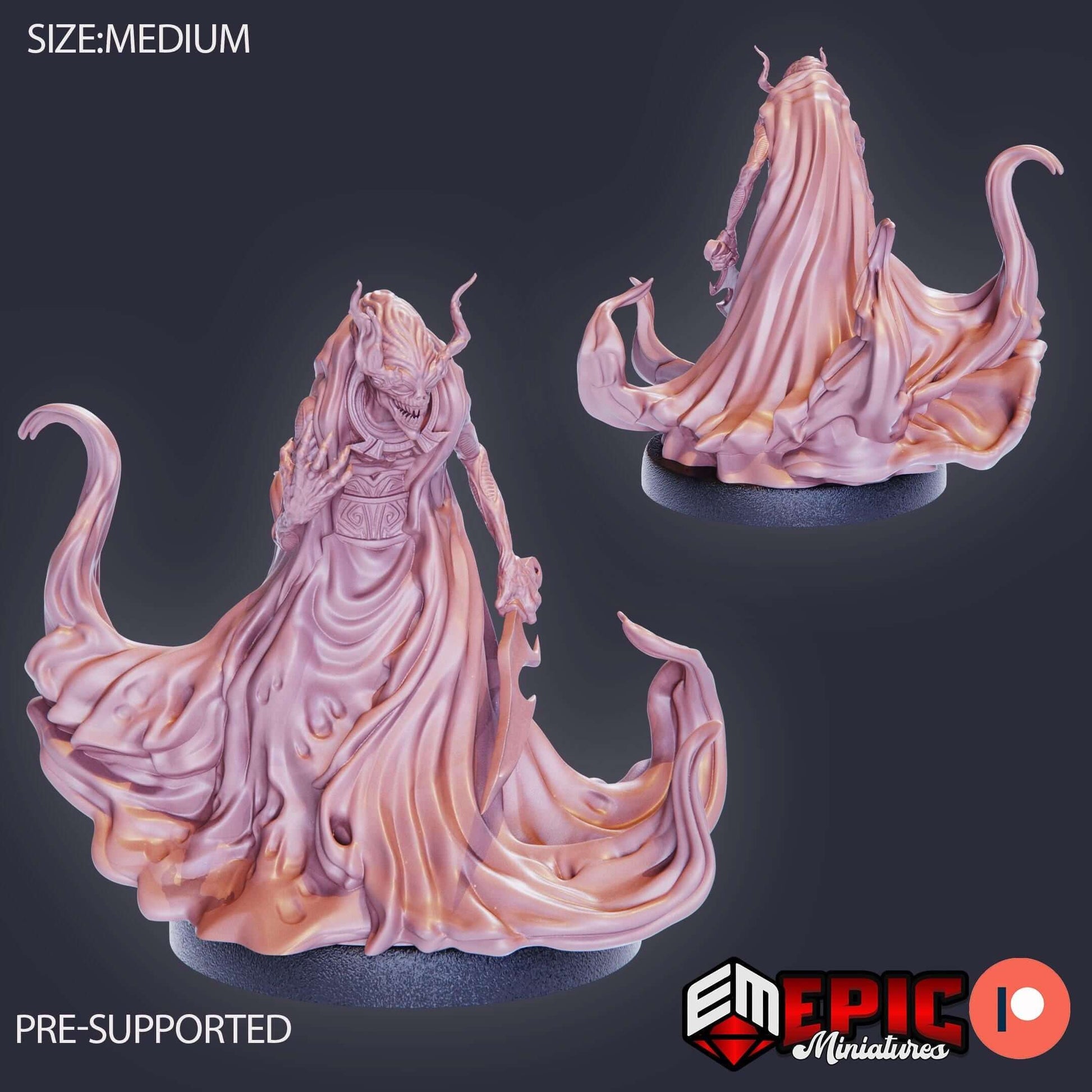Ultro Demon - Secret Minds - D&D Epic Miniatures   and Dragons