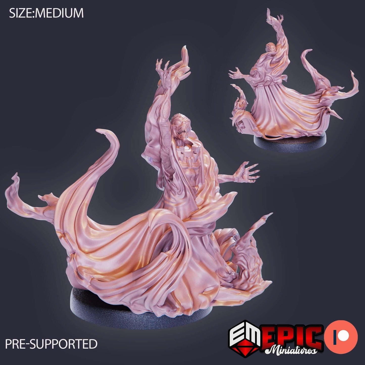 Ultro Demon - Secret Minds - D&D Epic Miniatures   and Dragons