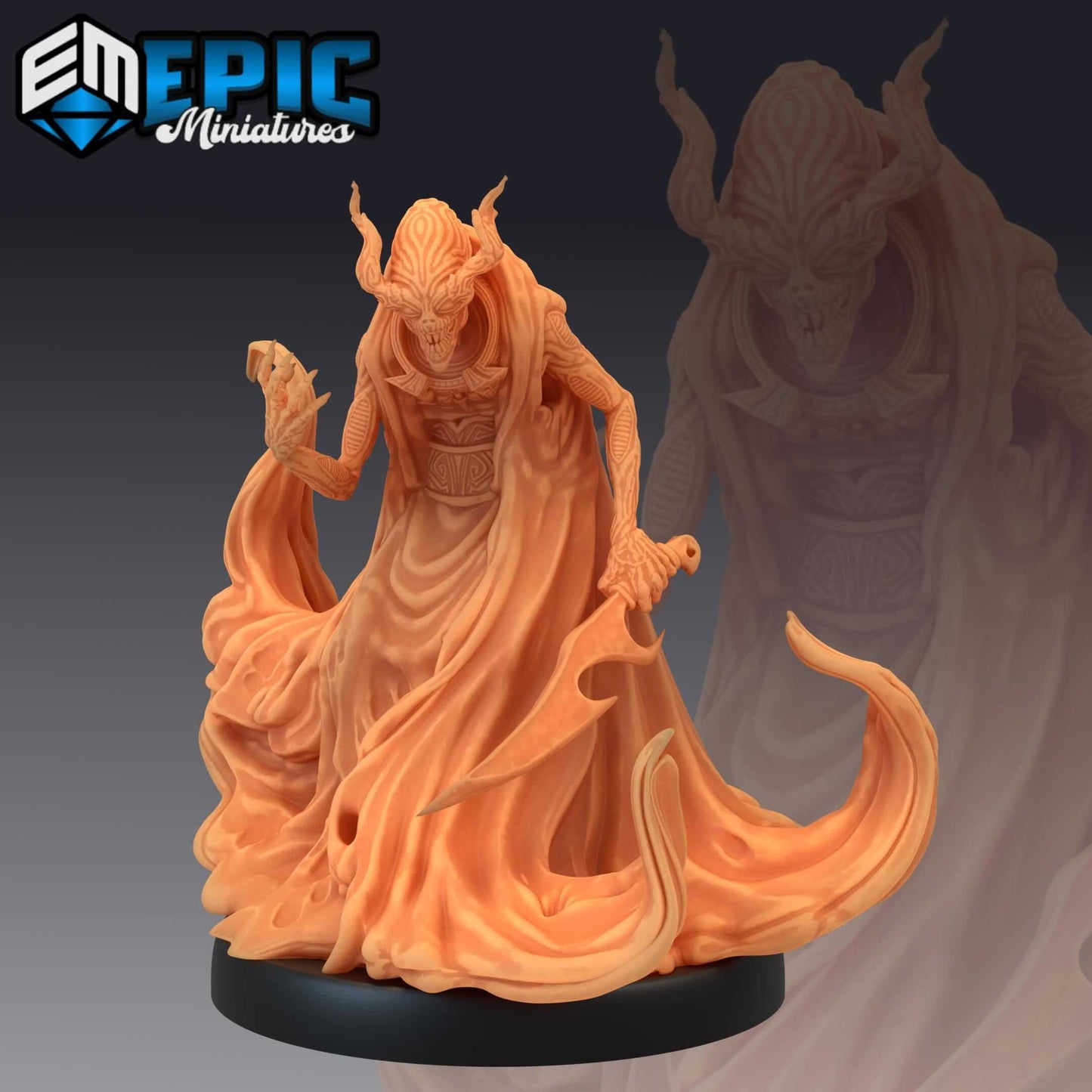 Ultro Demon - Secret Minds - D&D Epic Miniatures   and Dragons