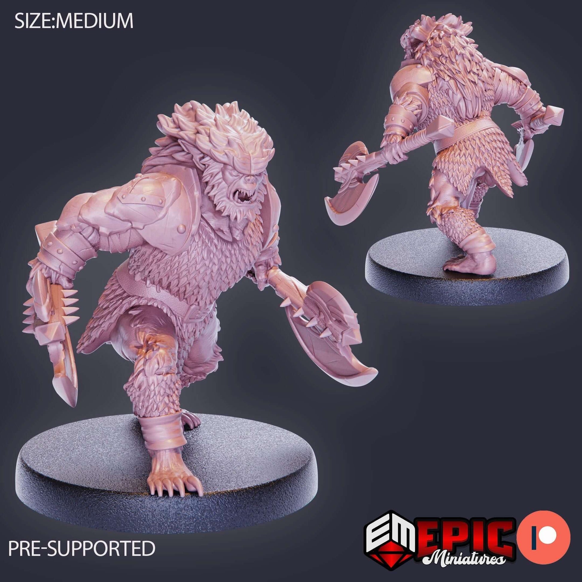 Bugbear Warrior - Secret Minds - D&D Epic Miniatures   and Dragons