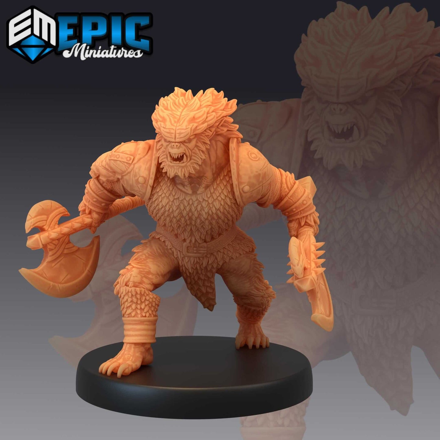 Bugbear Warrior - Secret Minds - D&D Epic Miniatures   and Dragons