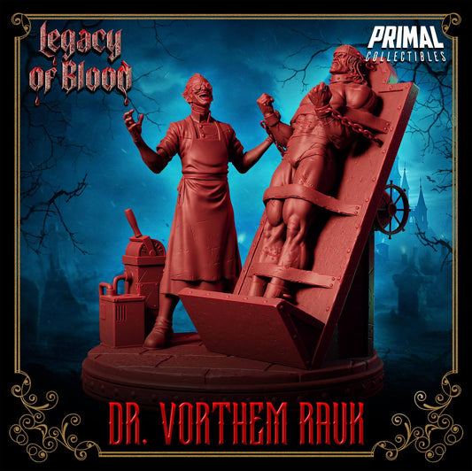 Dr. Vorthem Rauk - Legacy of Blood 3D Printed Resin RPG/Tabletop/Boardgames Miniature Primal Collectibles