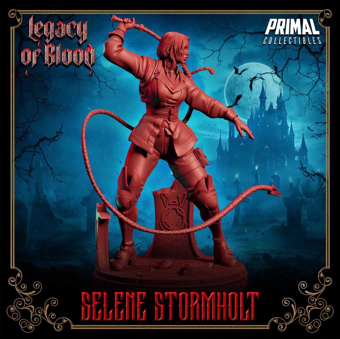 Selene Stormholt - Legacy of Blood 3D Printed Resin RPG/Tabletop/Boardgames Miniature Primal Collectibles
