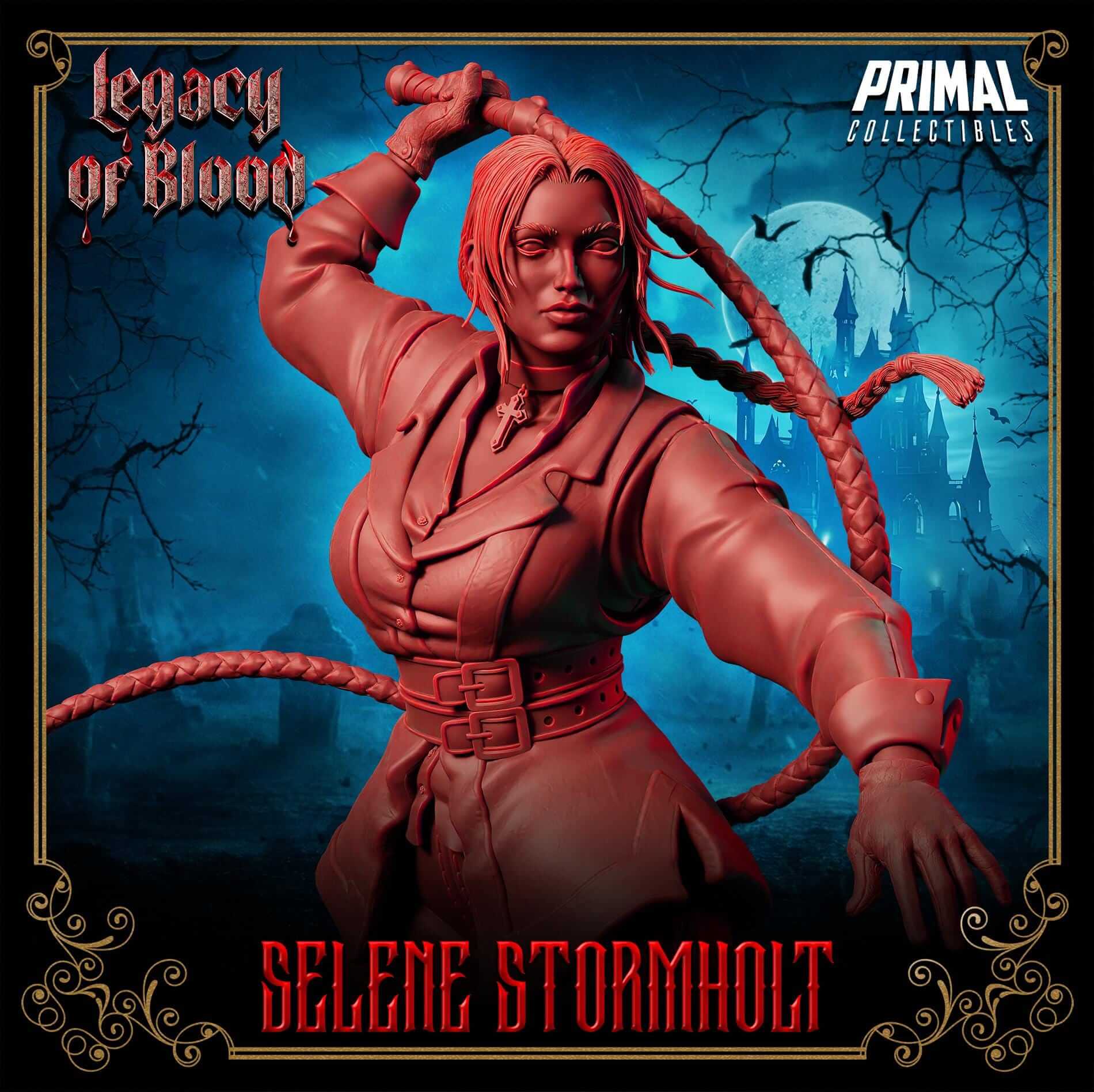 Selene Stormholt - Legacy of Blood 3D Printed Resin RPG/Tabletop/Boardgames Miniature Primal Collectibles