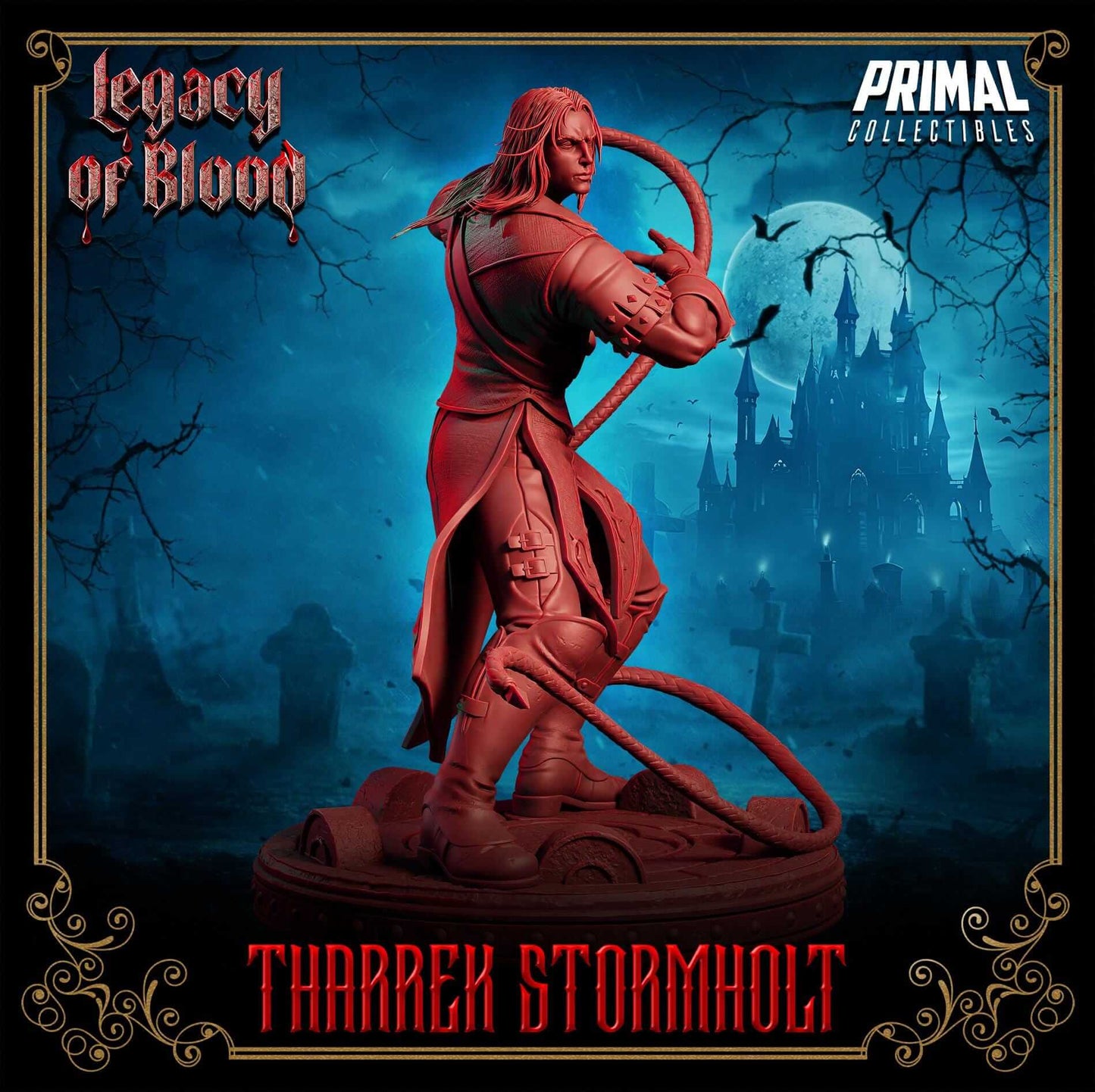 Tharrek Stormholt - Legacy of Blood 3D Printed Resin RPG/Tabletop/Boardgames Miniature Primal Collectibles