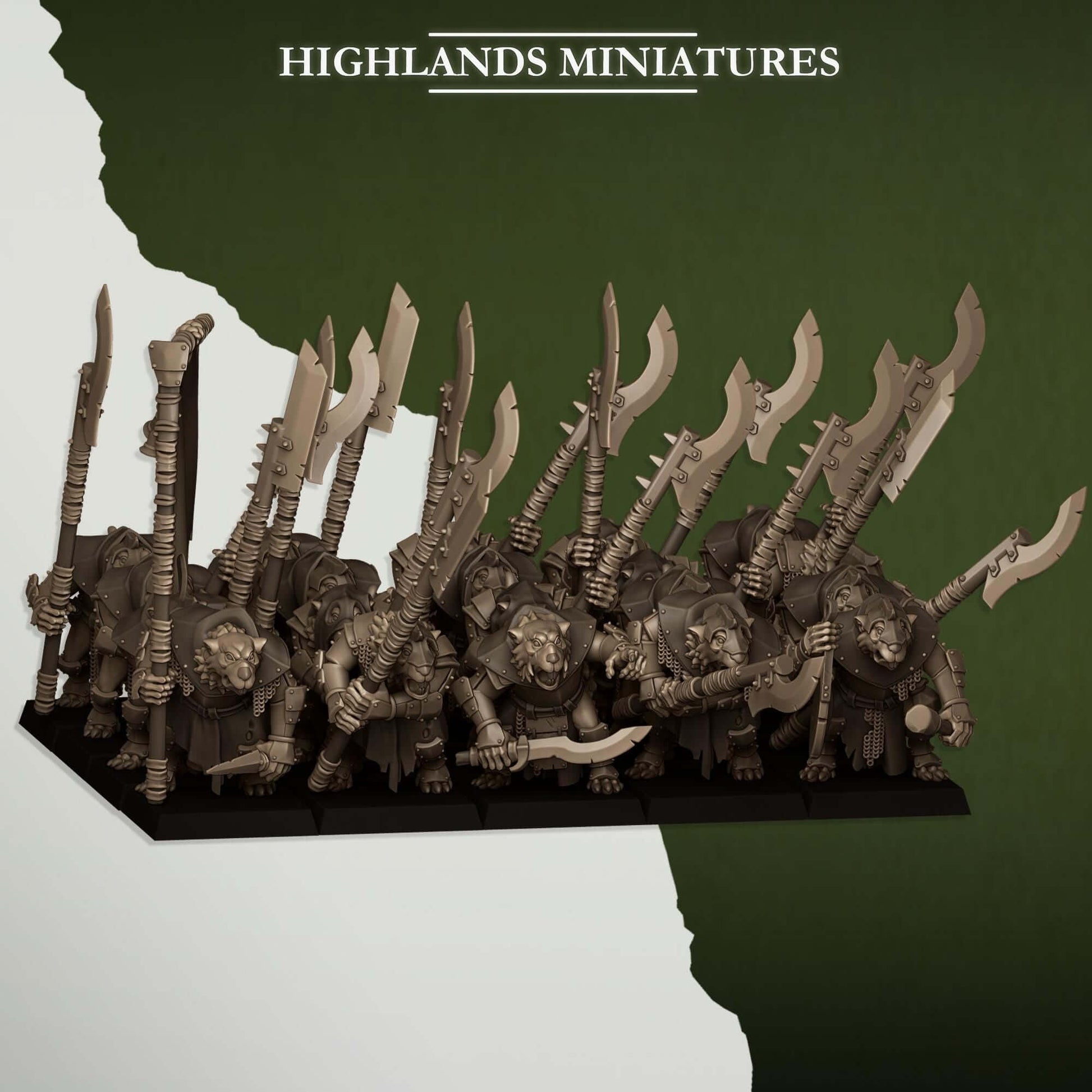 Sewer Vermin Thugs - Highlands Miniatures