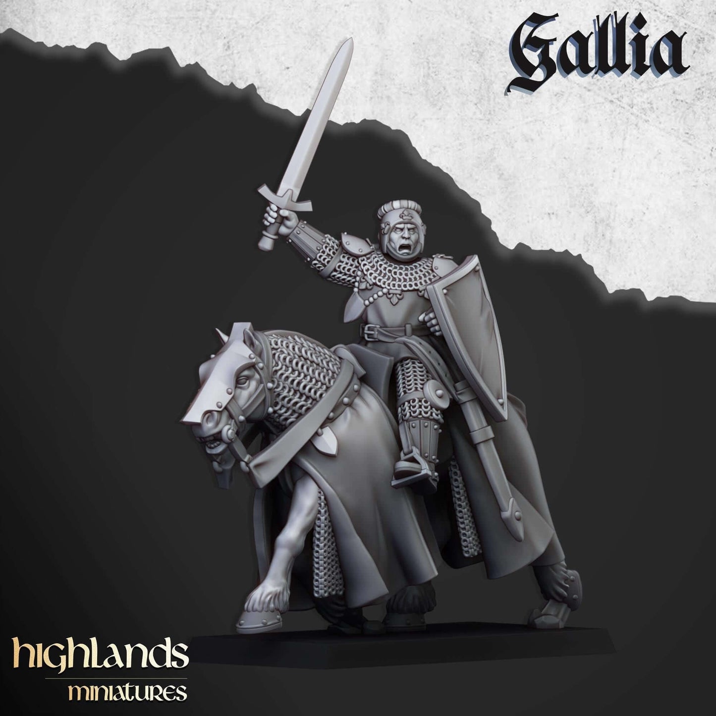 Gallia Young Knights - Highlands Miniatures - Breton Proxies