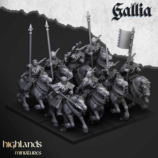 Gallia Mounted Yeomen - Highlands Miniatures - Breton Proxies