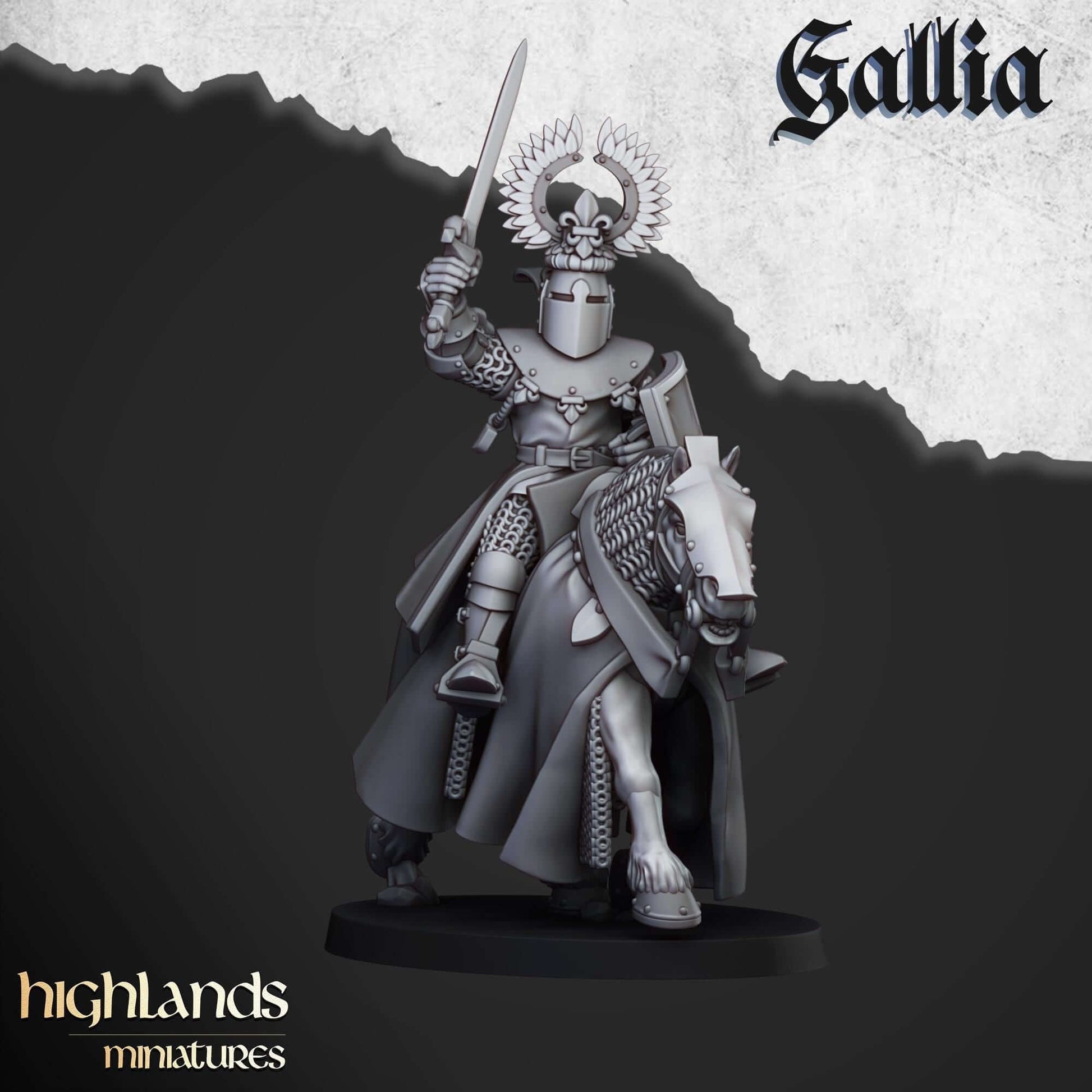 Knights of Gallia - Highlands Miniatures - Breton Proxies