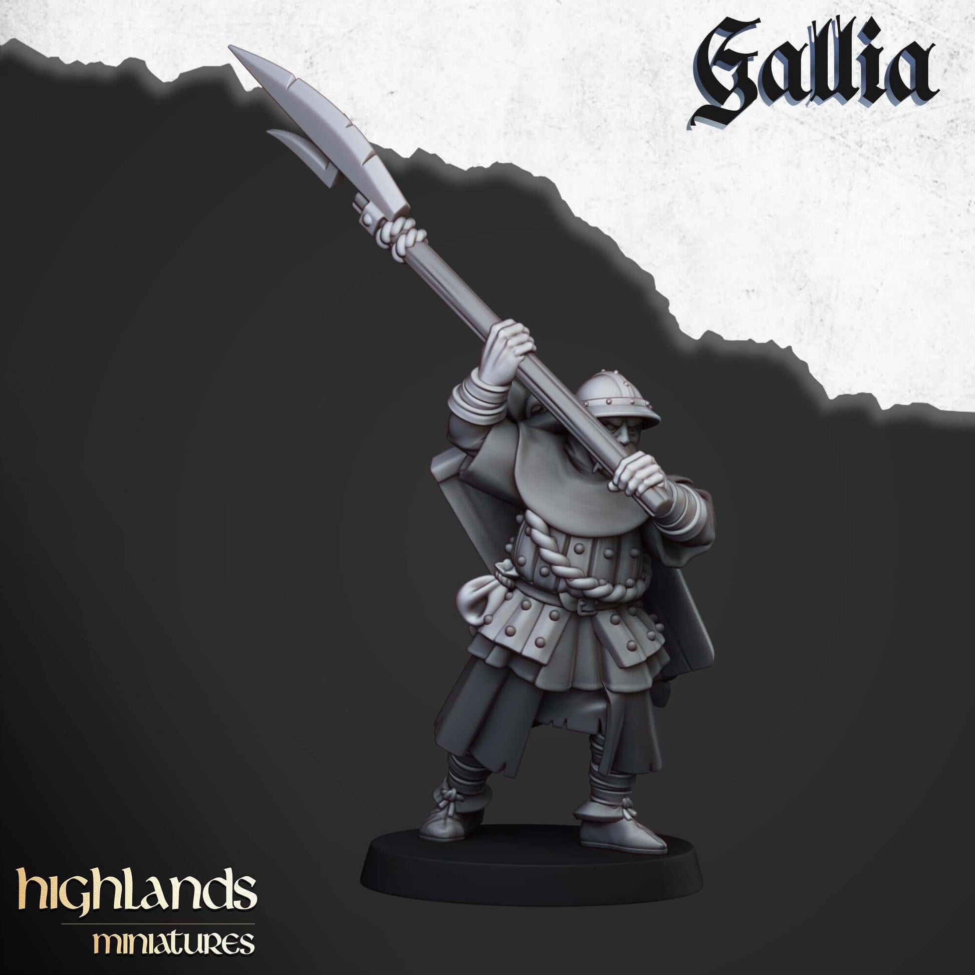 Gallia Men at Arms - Highlands Miniatures - Breton Proxies