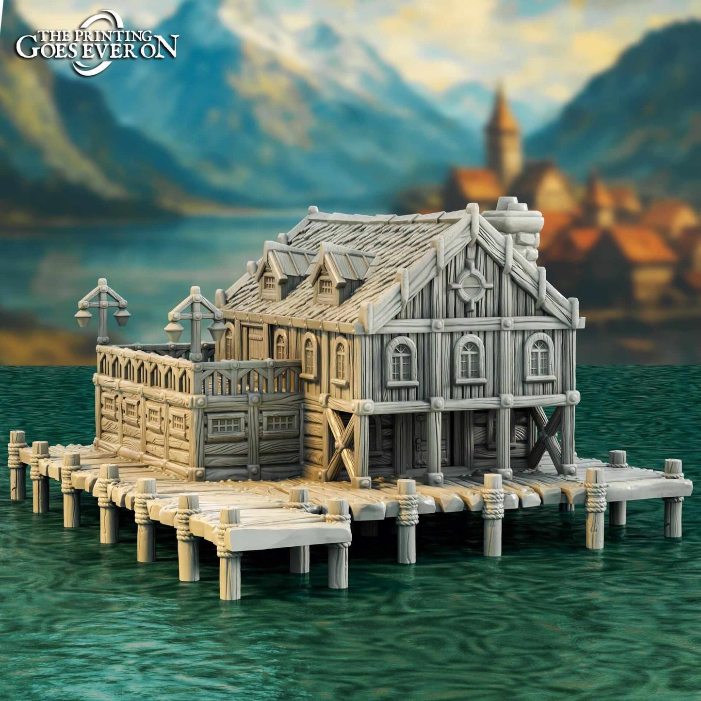 Driftport Houses - Driftport Town Episode V - The Printing Goes Ever On