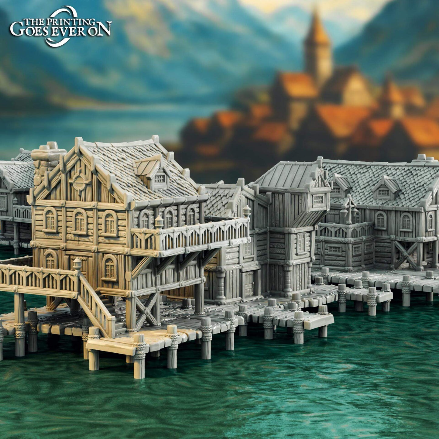 Driftport Houses - Driftport Town Episode V - The Printing Goes Ever On