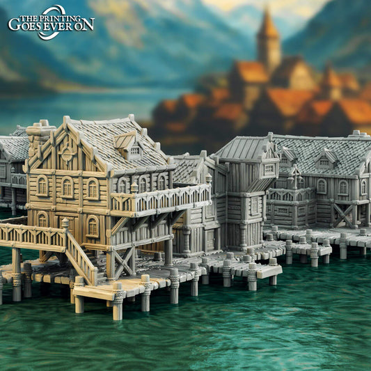 Driftport Houses - Driftport Town Episode V - The Printing Goes Ever On