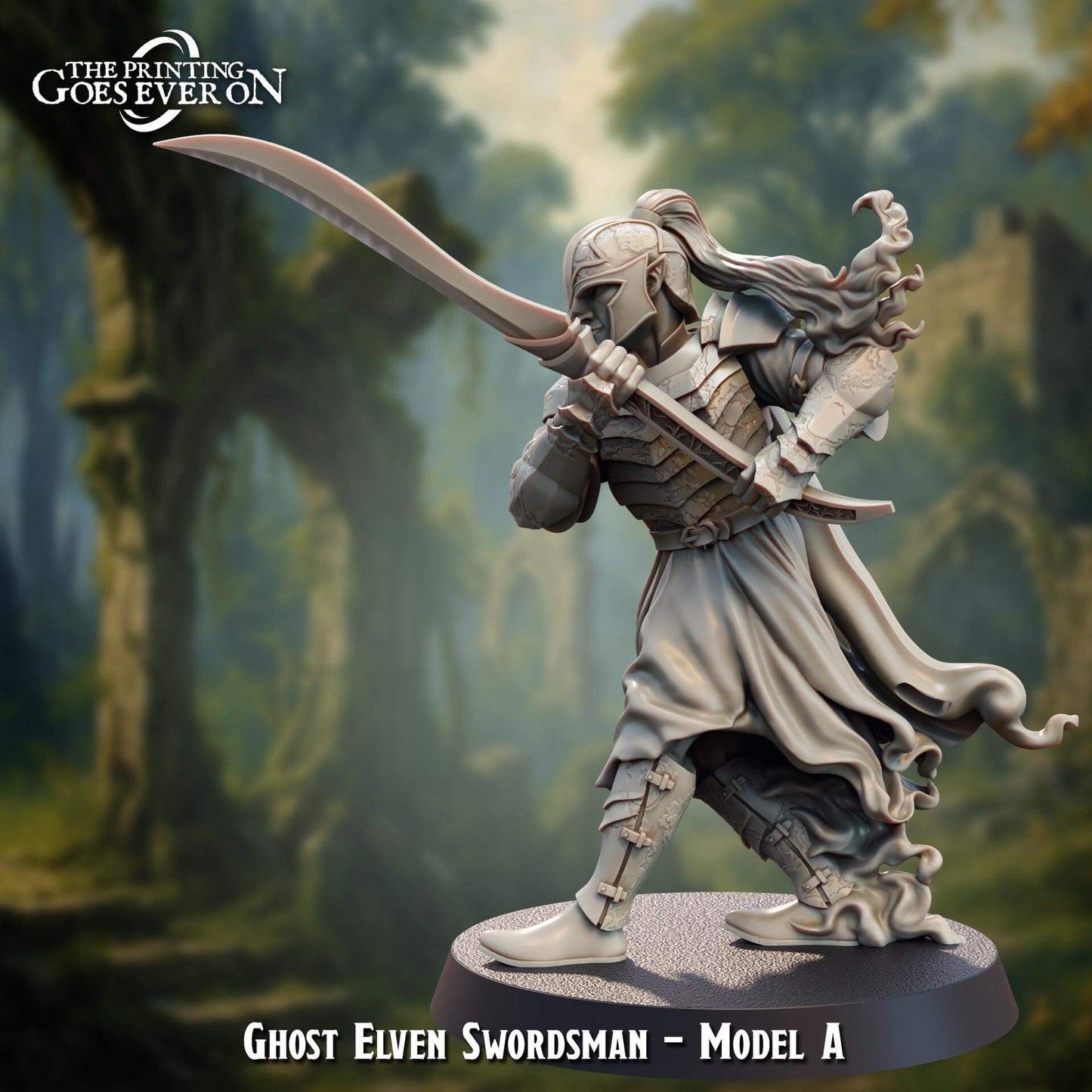 Elven Ghost Soldiers - Dead Elves & Prism Spells - The Printing Goes Ever On