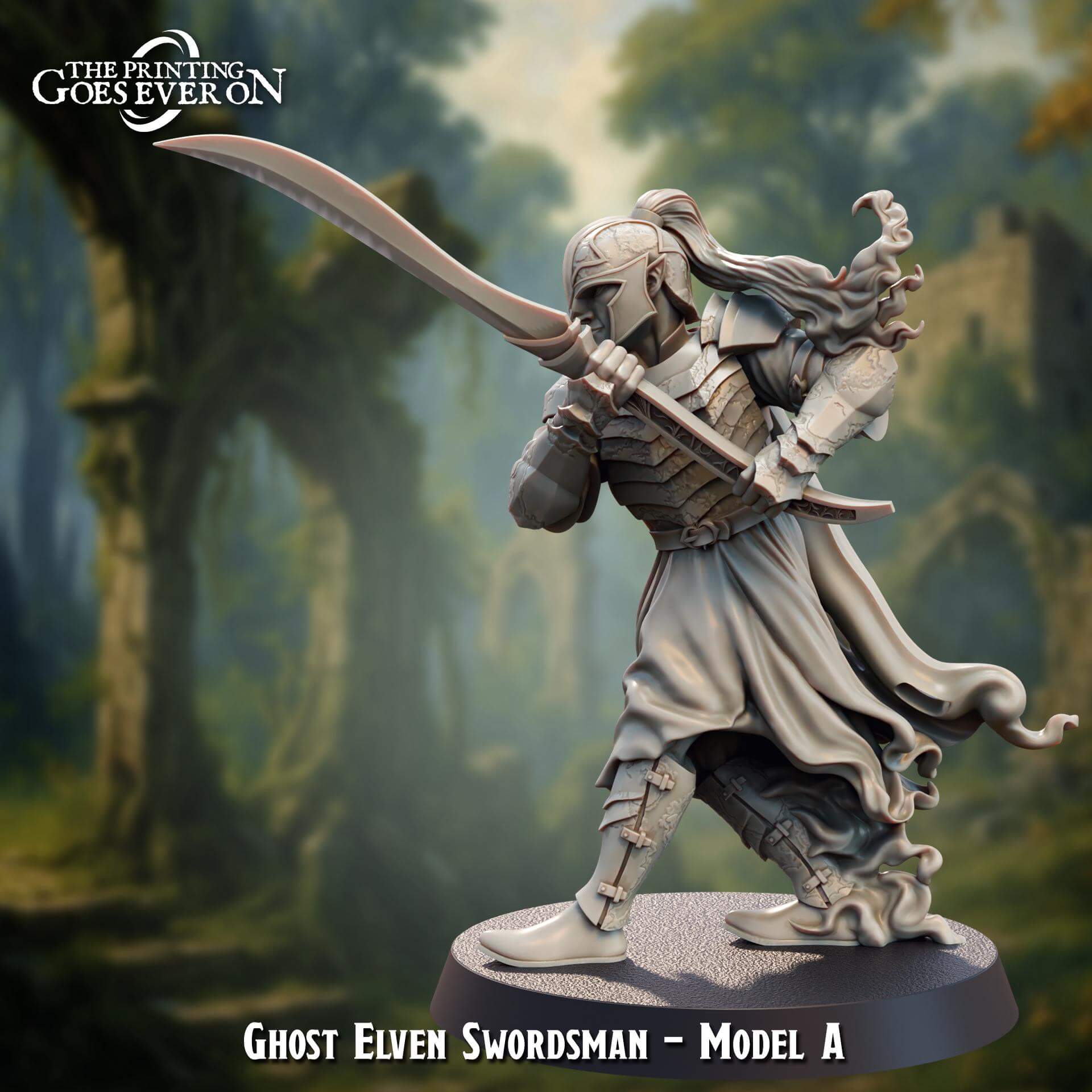Elven Ghost Soldiers - Dead Elves & Prism Spells - The Printing Goes Ever On