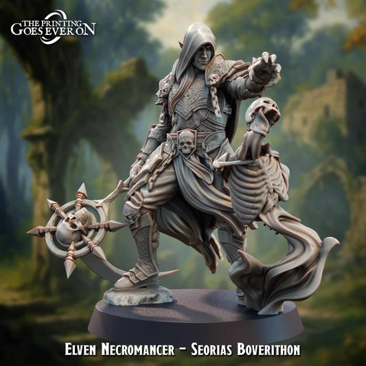 Seorias Boverithon Elven Necromancer - Dead Elves & Prism Spells - The Printing Goes Ever On
