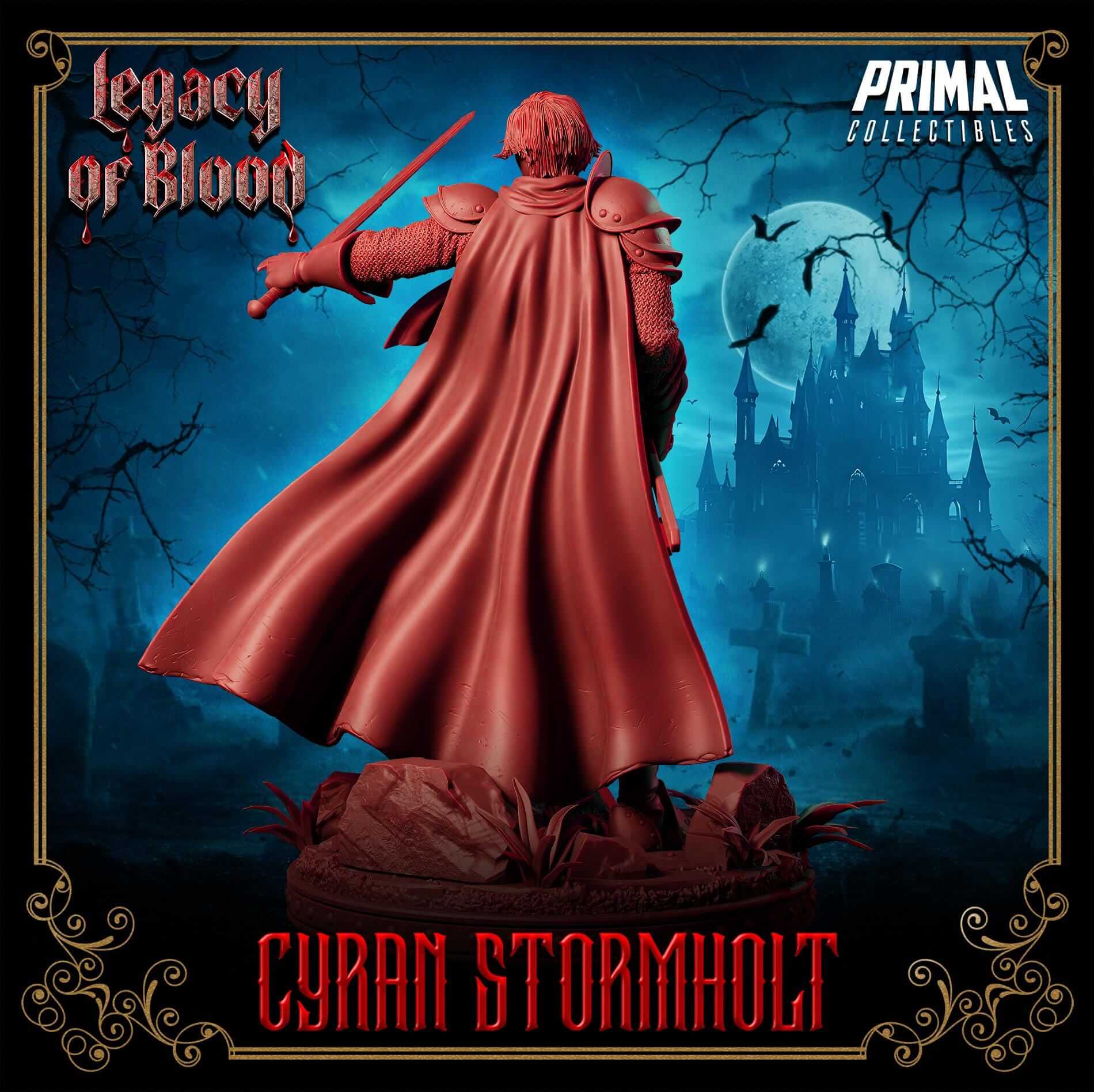 Cyran Stormholt - Legacy of Blood 3D Printed Resin RPG/Tabletop/Boardgames Miniature Primal Collectibles