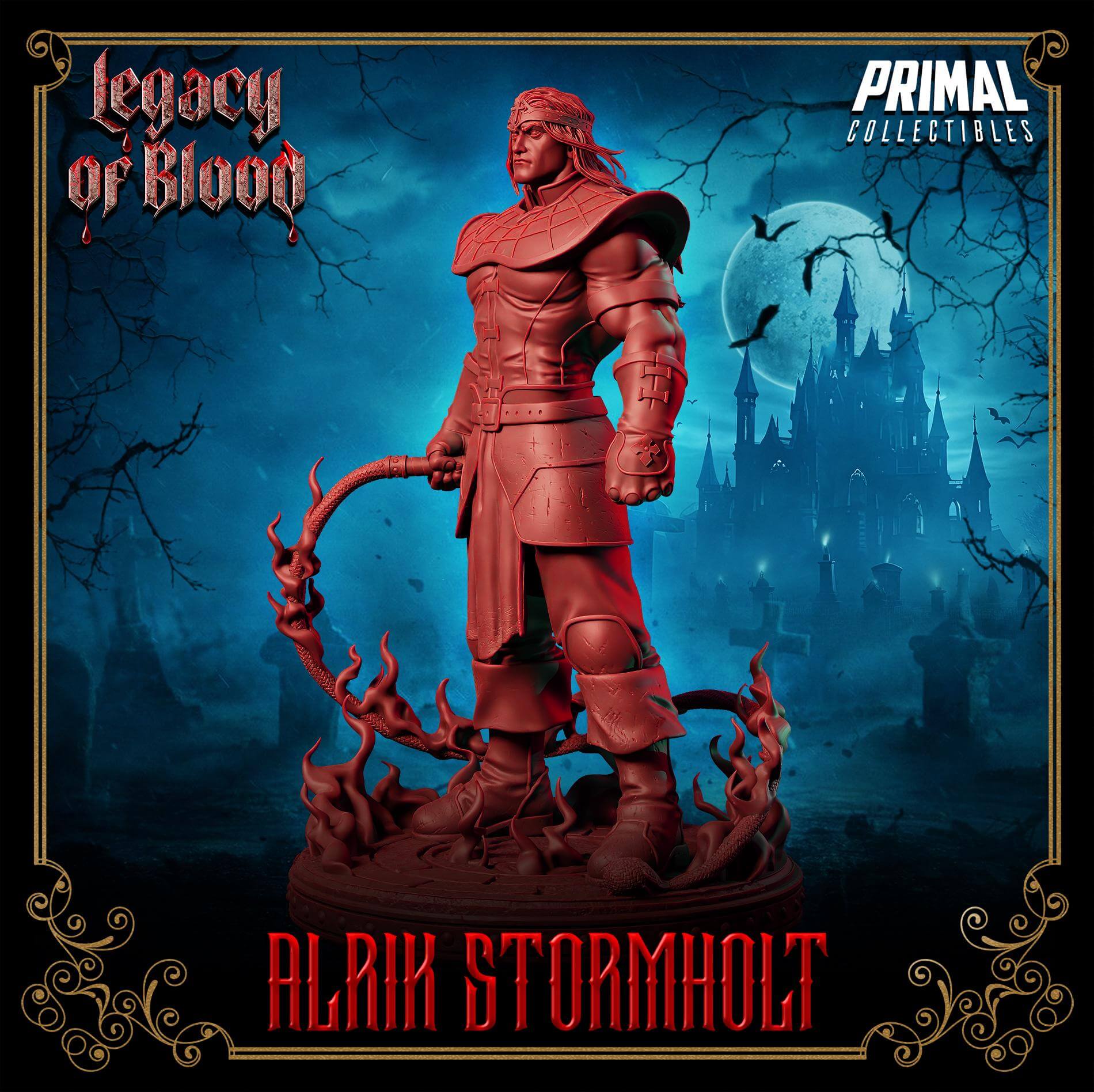 Alrik Stormholt - Legacy of Blood 3D Printed Resin RPG/Tabletop/Boardgames Miniature Primal Collectibles